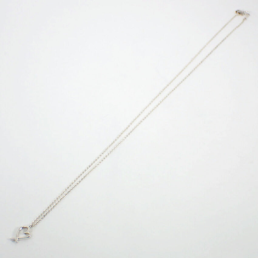 【中古】TIFFANY/ティファニー 925 ラビングハート ペンダント/ネックレス/j39-8