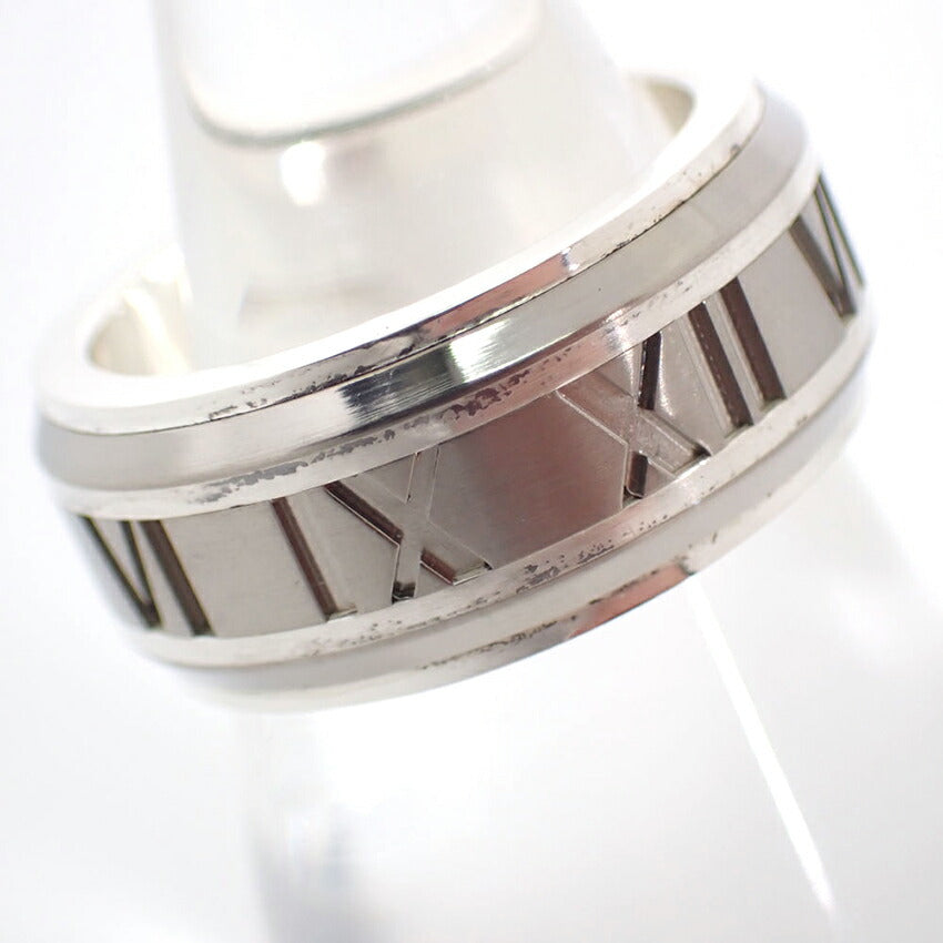 【中古】TIFFANY/ティファニー/SV925/チタン/アトラス/リング /9号/j40-10