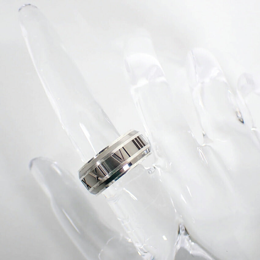 【中古】TIFFANY/ティファニー/SV925/チタン/アトラス/リング /9号/j40-10