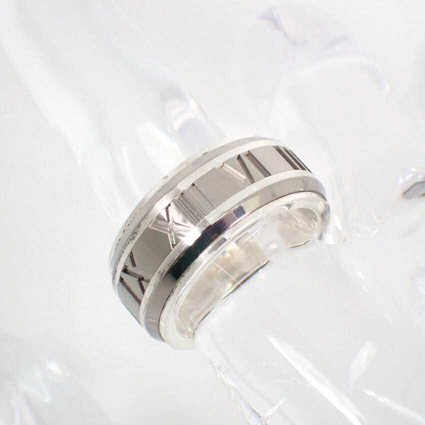 【中古】TIFFANY/ティファニー/SV925/チタン/アトラス/リング /9号/j40-10