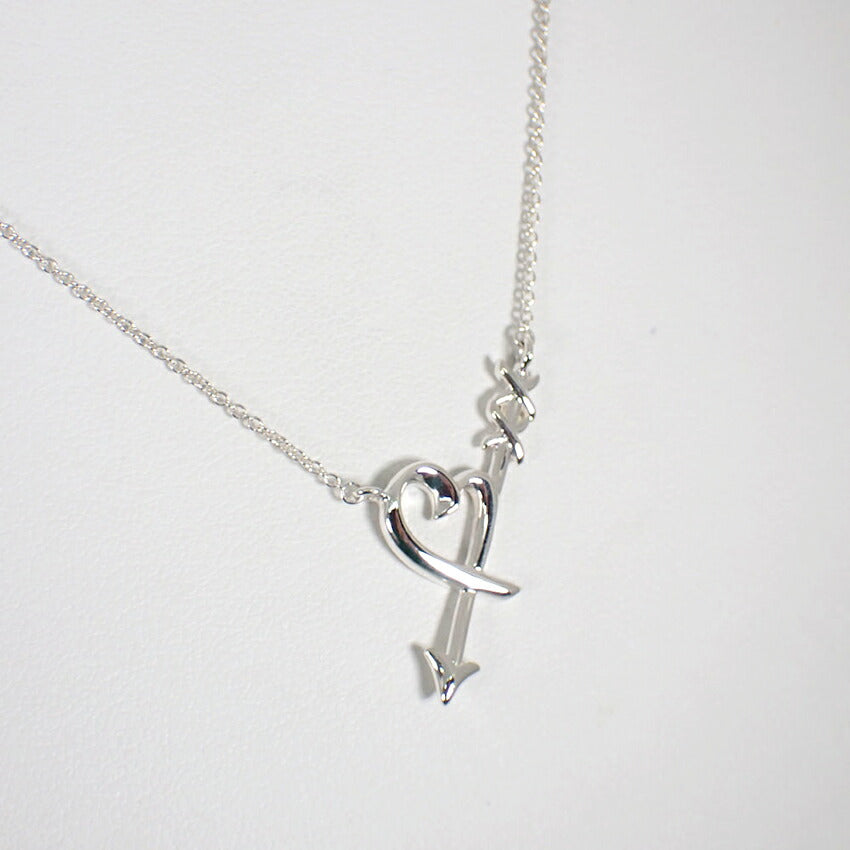 【中古】TIFFANY/ティファニー/SV925/ハート＆アロー/ペンダント/ネックレス/j40-4