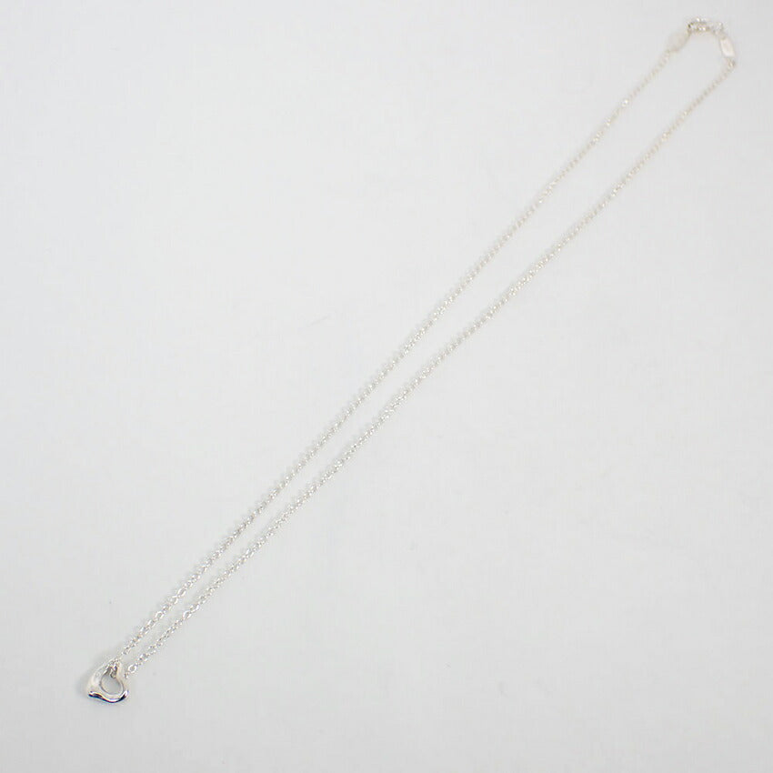 【中古】TIFFANY/ティファニー/Ag925/オープンハートミニ/ペンダント/ネックレス/j40-8