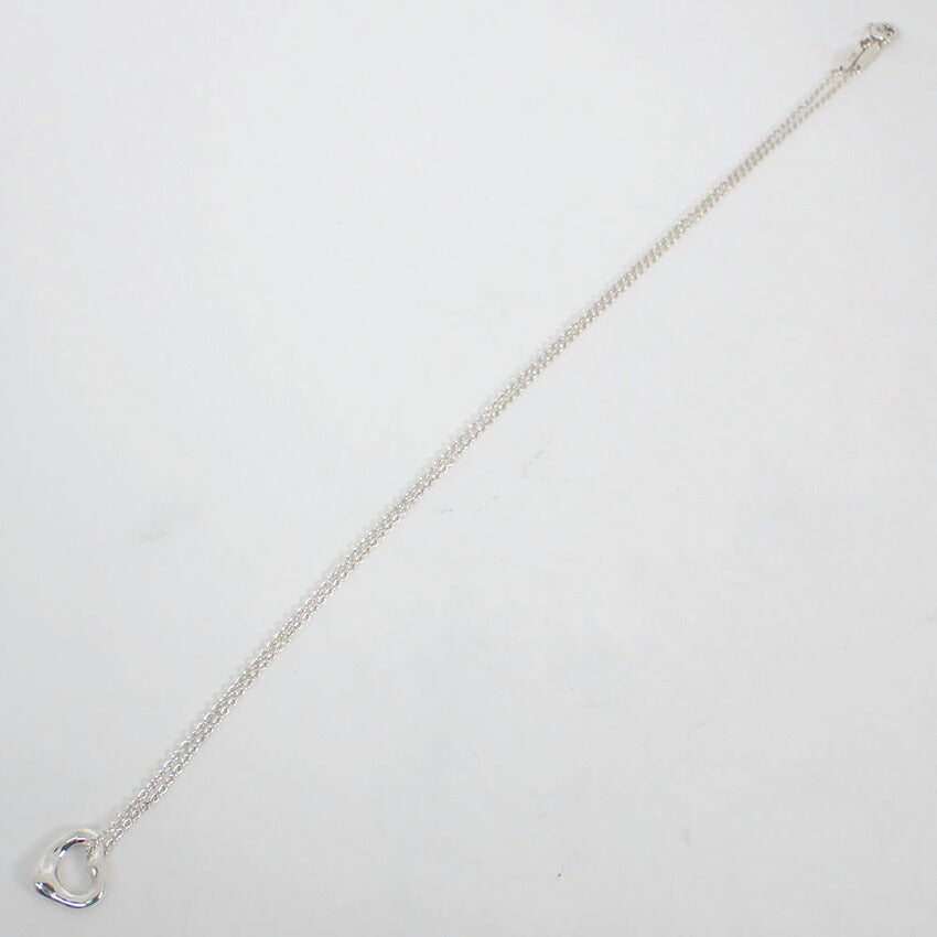 【中古】TIFFANY/ティファニーAg925/オープンハート/ペンダント/ネックレス/j42-5
