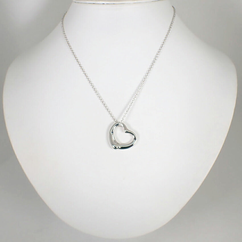 【中古】TIFFANY/ティファニー/SV925/オープンハート/ペンダント/ネックレス/j42-7