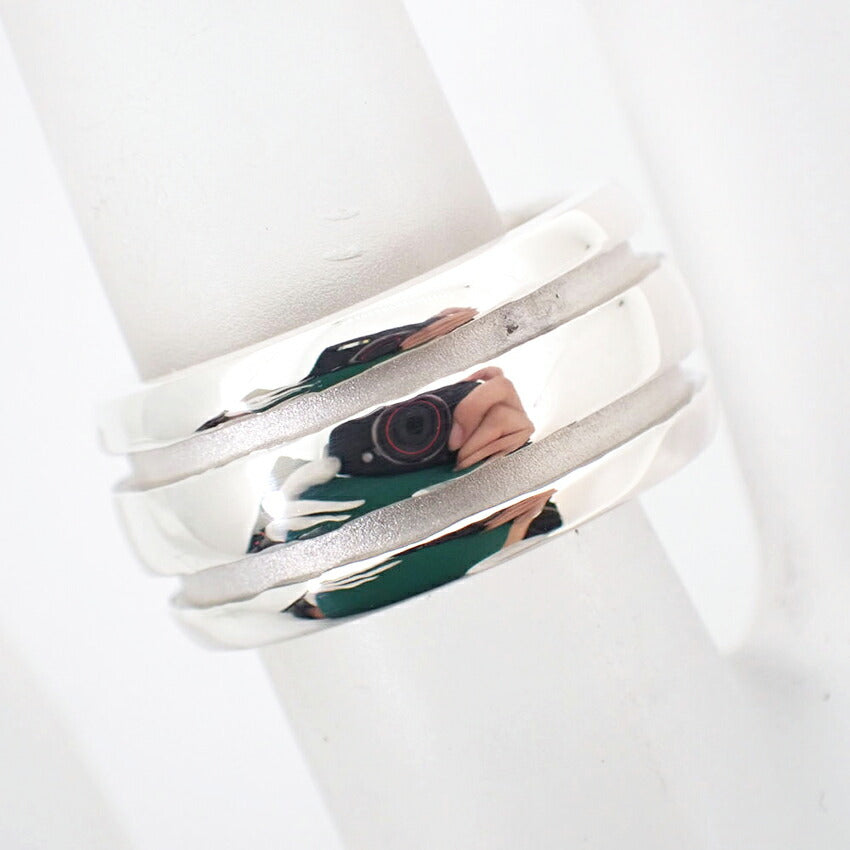 【中古】TIFFANY/ティファニー 925 ダブルライン リング /6.5号/j43-10