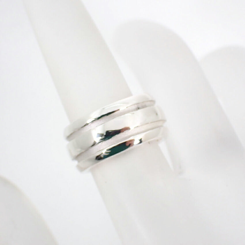 【中古】TIFFANY/ティファニー 925 ダブルライン リング /6.5号/j43-10