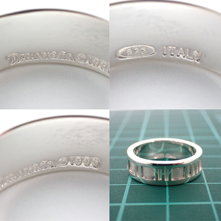 【中古】TIFFANY/ティファニー 925 アトラス リング/13.5号/j43-5