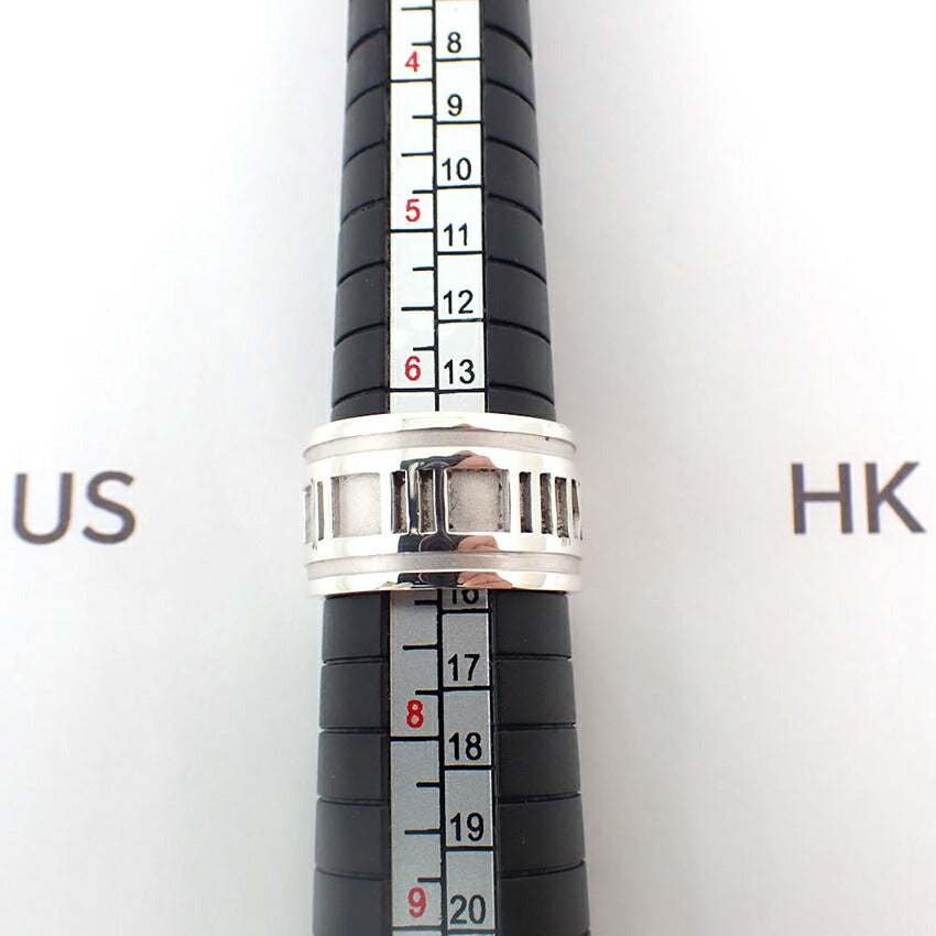 【中古】TIFFANY/ティファニー 925 アトラスワイド リング /14号/j45-1