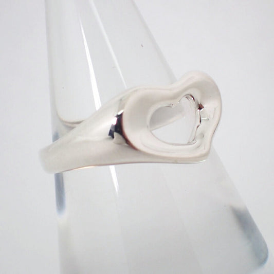 【中古】TIFFANY/ティファニー 925 オープンハート リング /10号/j47-3