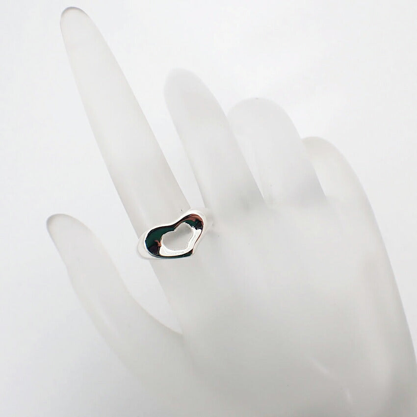 【中古】TIFFANY/ティファニー 925 オープンハート リング /10号/j47-3