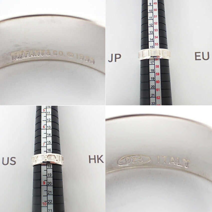 【中古】TIFFANY/ティファニー 925 アトラス リング /16号/j47-6