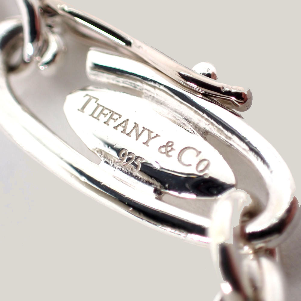 【中古】TIFFANY/ティファニー 925 オープンハート オーバルリンクチェーン ブレスレット/j5-2