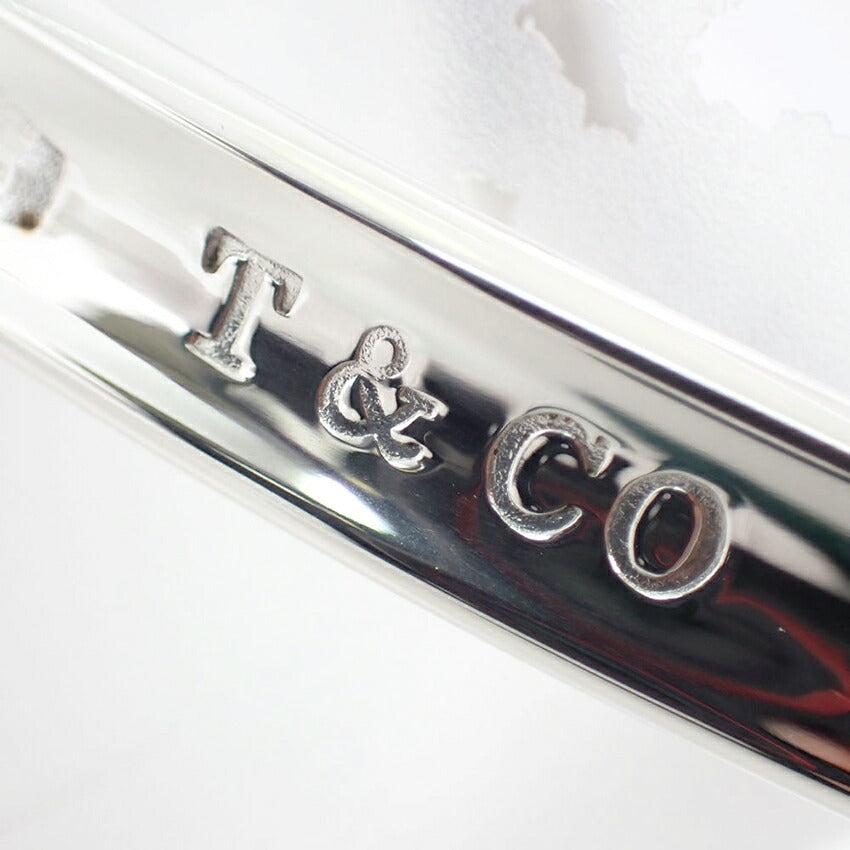 【中古】TIFFANY/ティファニー 925 1837 ナロー バングル/j50-7