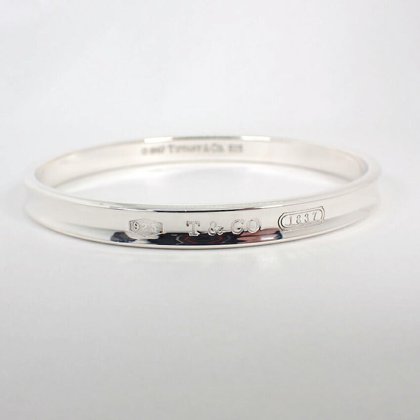 【中古】TIFFANY/ティファニー 925 1837 ナロー バングル/j50-7