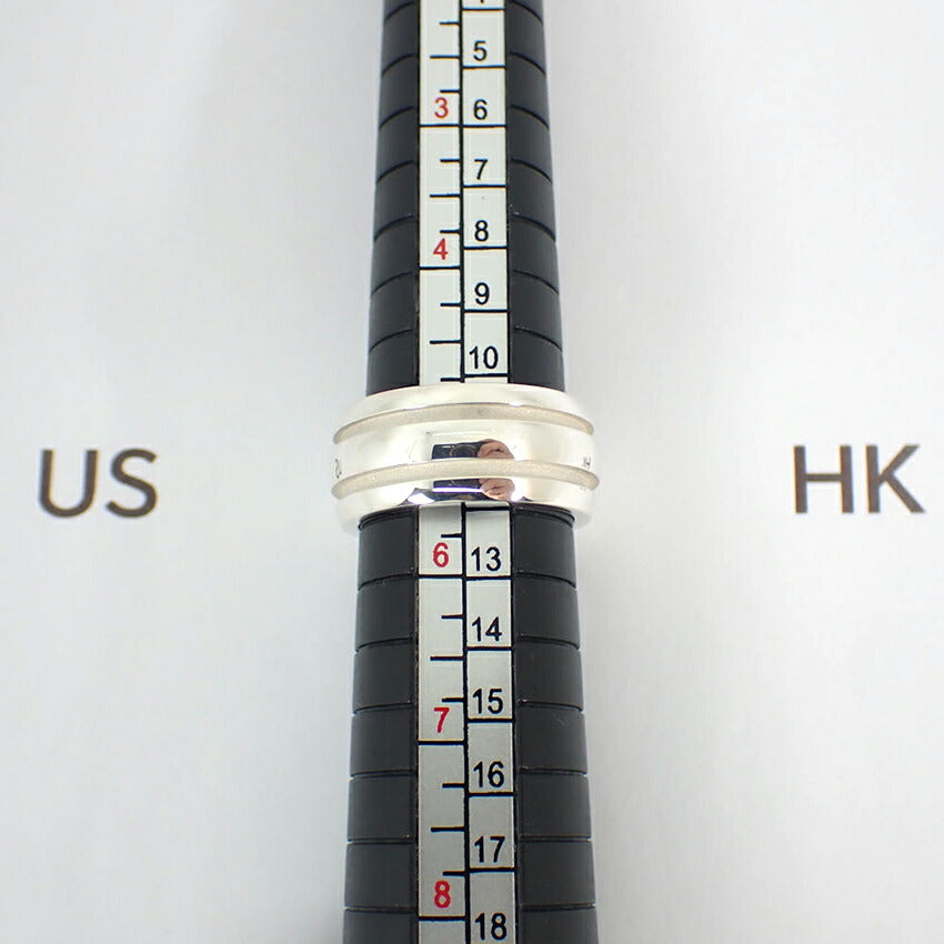 【中古】TIFFANY/ティファニー 925 ダブルライン リング /10号/j51-10
