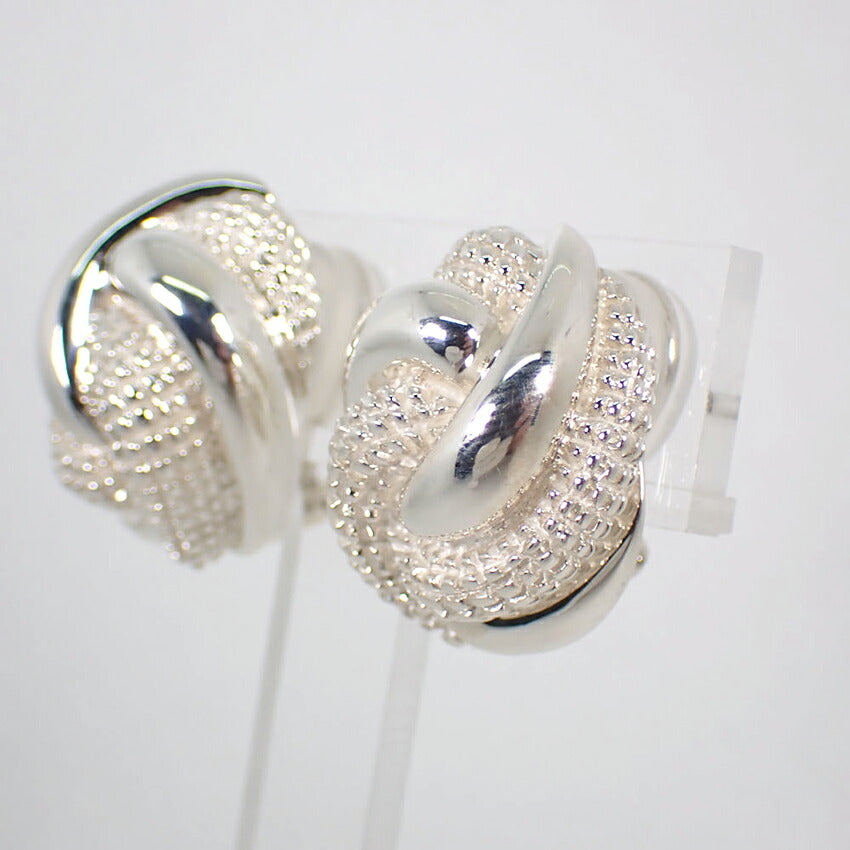 【中古】TIFFANY/ティファニー 925/ツイストロープ イヤリング/j52-6