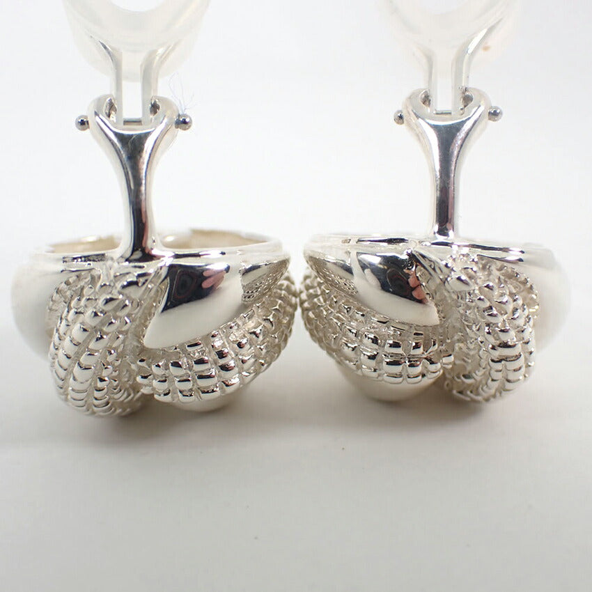 【中古】TIFFANY/ティファニー 925/ツイストロープ イヤリング/j52-6