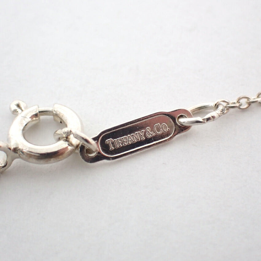 【中古】TIFFANY/ティファニー 925 リボン ペンダント/ネックレス/j53-8