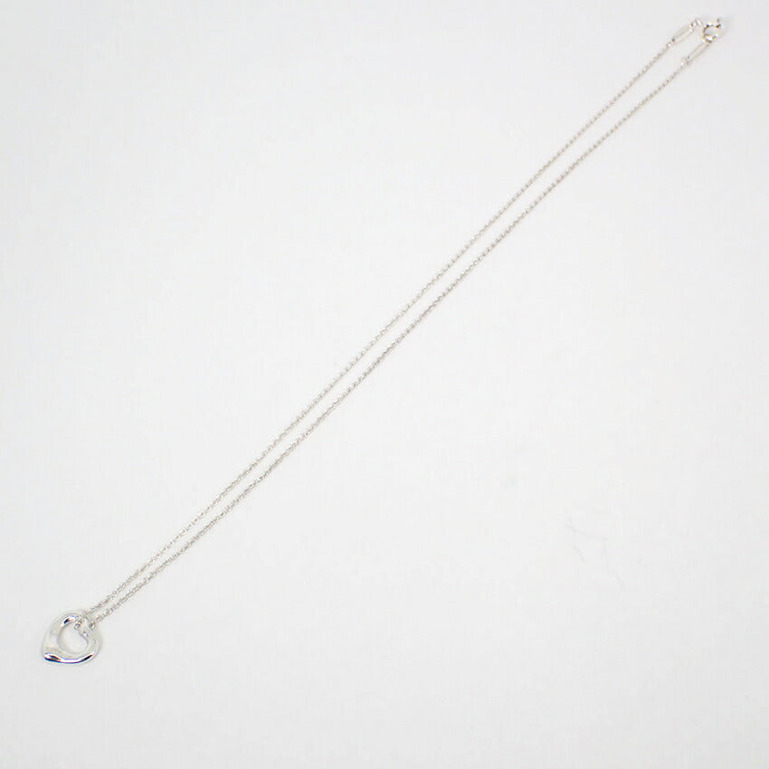 【中古】TIFFANY/ティファニー/Ag925/オープンハート/ペンダント/ネックレス/j56-10