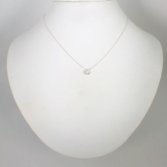 【中古】TIFFANY/ティファニー/Ag925/オープンハート/ペンダント/ネックレス/j56-1