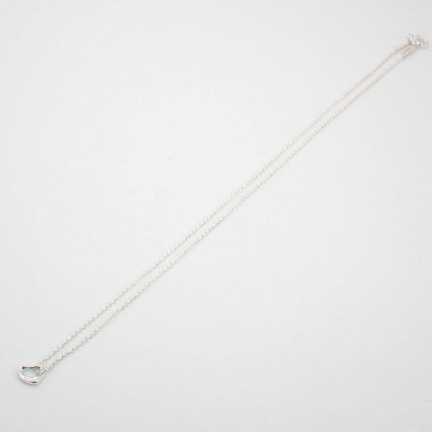 【中古】TIFFANY/ティファニー/Ag925/オープンハート/ペンダント/ネックレス/j56-1