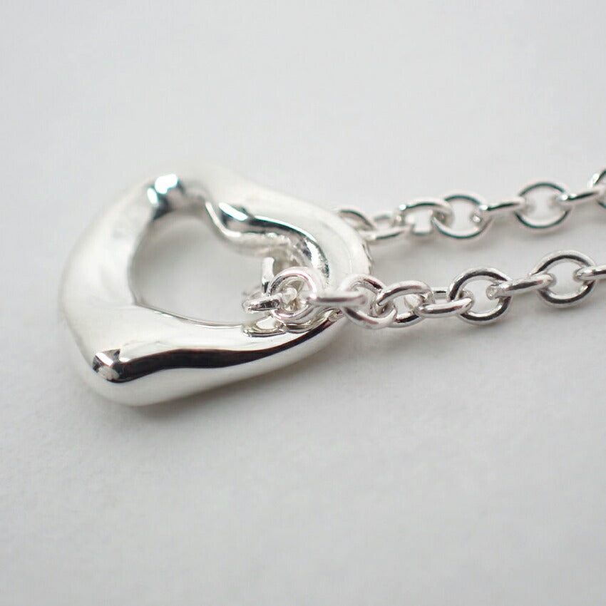【中古】TIFFANY/ティファニー/Ag925/オープンハート/ペンダント/ネックレス/j56-1
