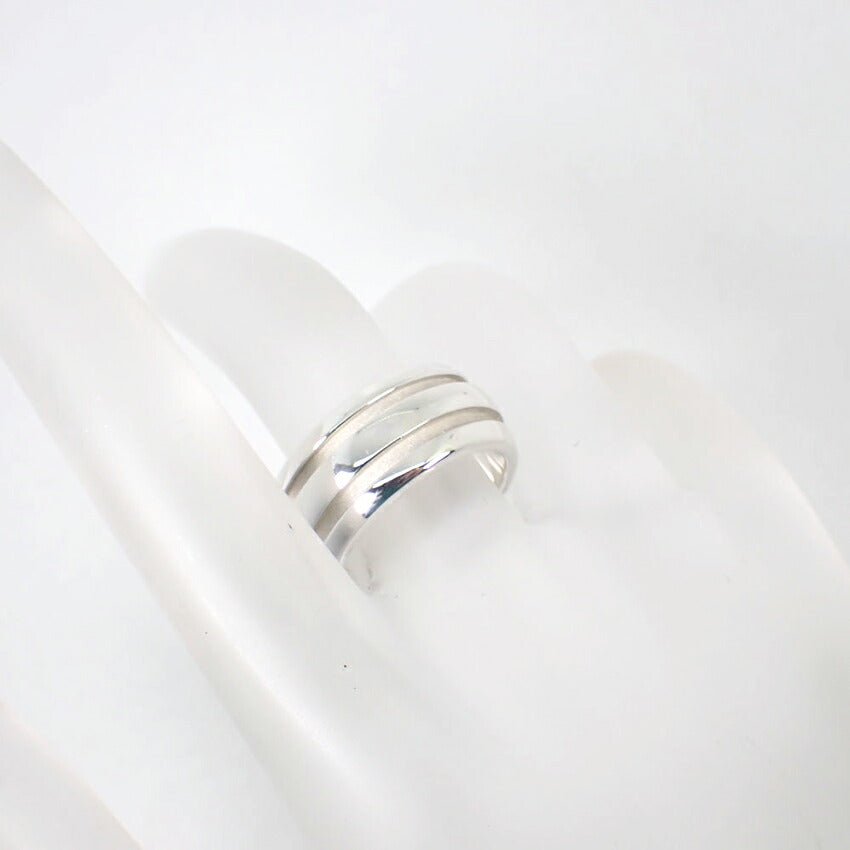 【中古】TIFFANY/ティファニー/SV925/ダブルライン/リング /11号/j56-2