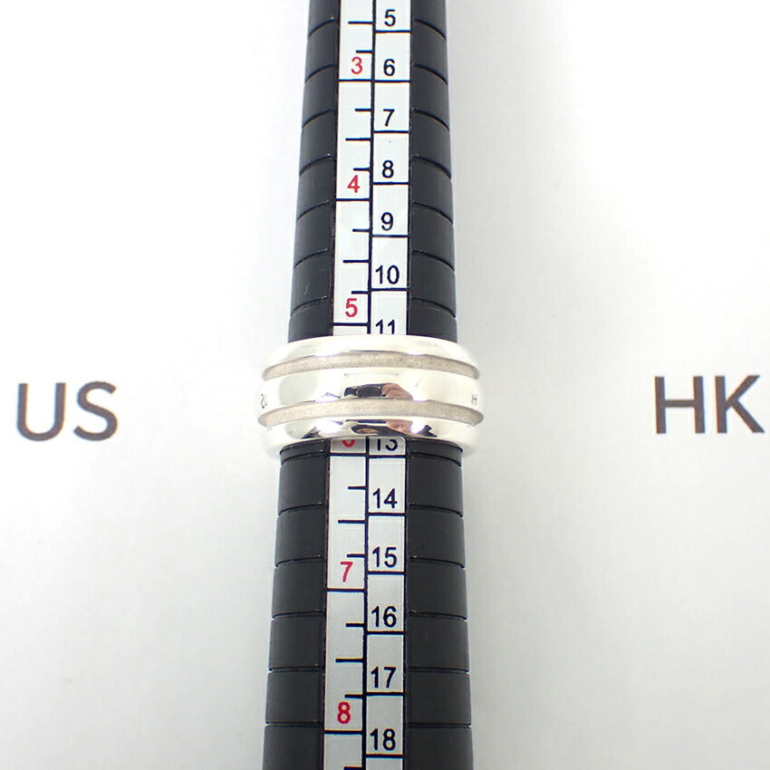 【中古】TIFFANY/ティファニー/SV925/ダブルライン/リング /11号/j56-2