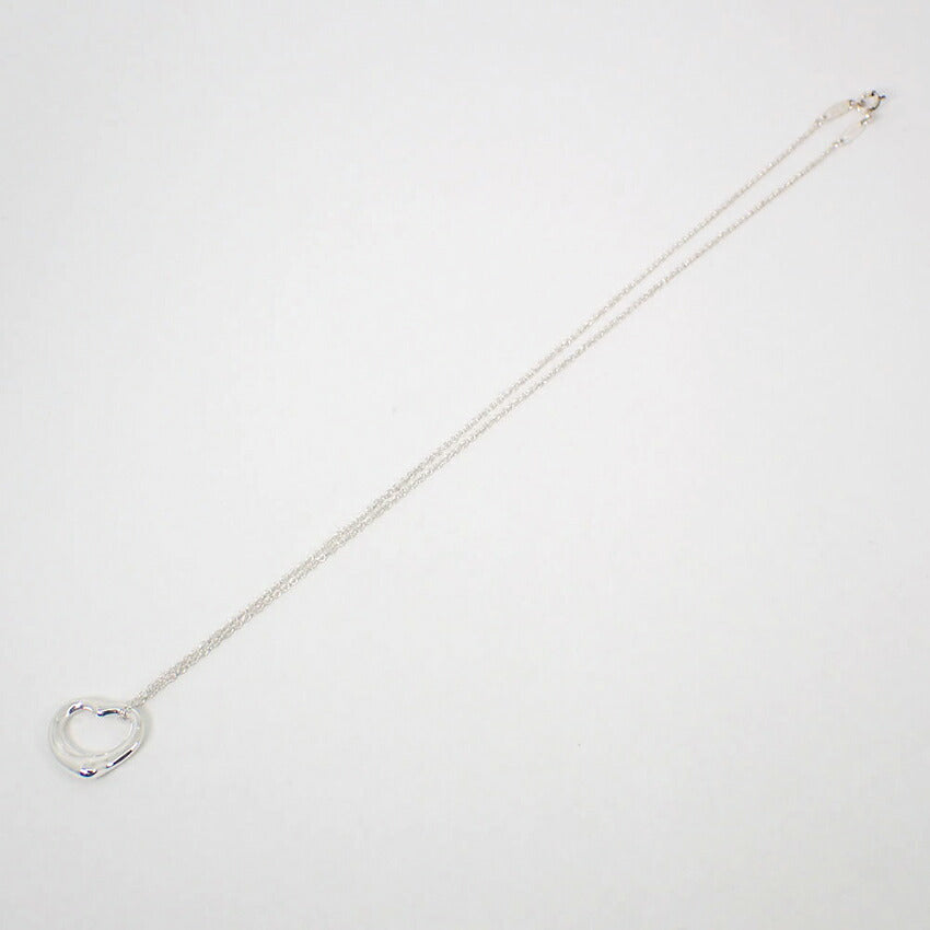 【中古】TIFFANY/ティファニー/Ag925/オープンハート/ペンダント/ネックレス/j56-5