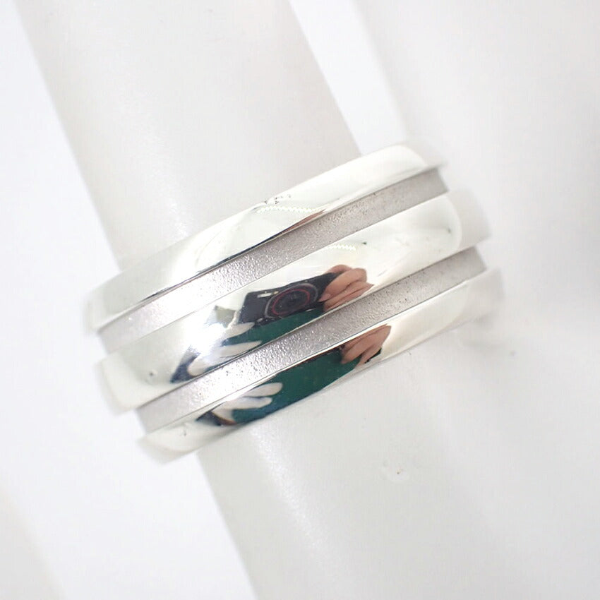 【中古】TIFFANY/ティファニー/925/ダブルライン/リング /10号/j56-9