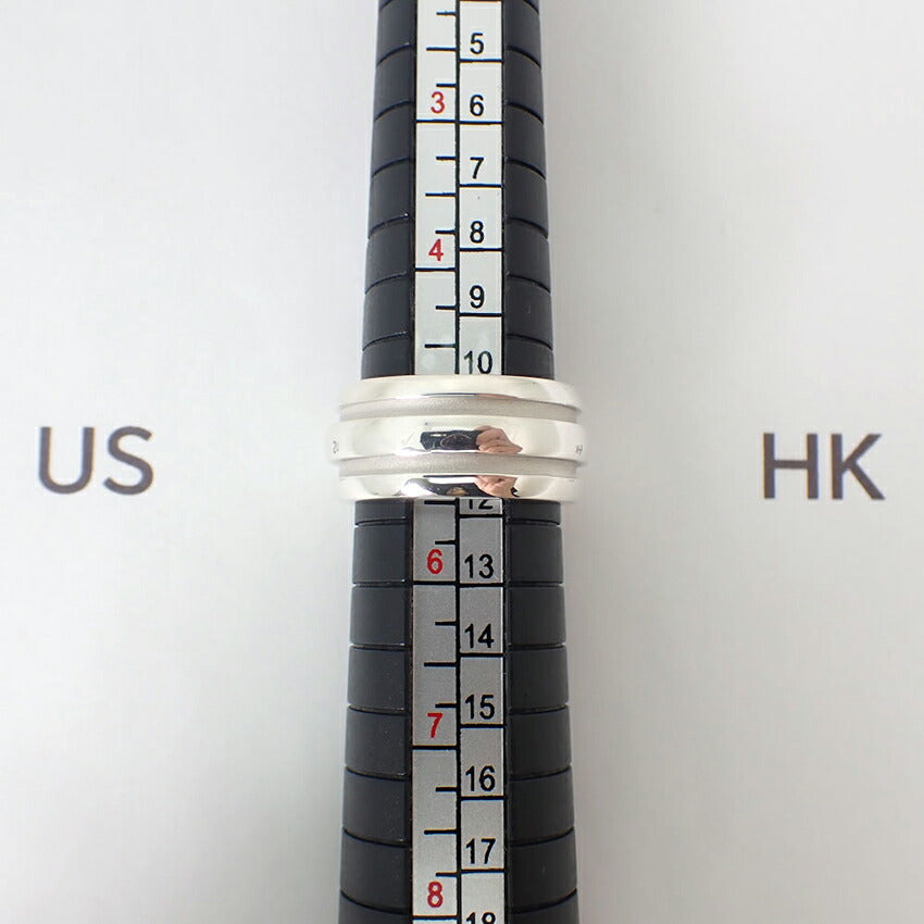 【中古】TIFFANY/ティファニー/925/ダブルライン/リング /10号/j56-9