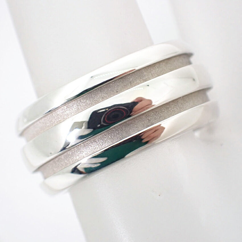 【中古】TIFFANY/ティファニー 925 ダブルライン リング /10号/j57-4