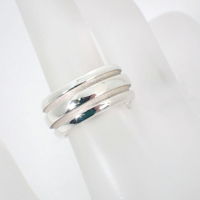 【中古】TIFFANY/ティファニー 925 ダブルライン リング /10号/j57-4