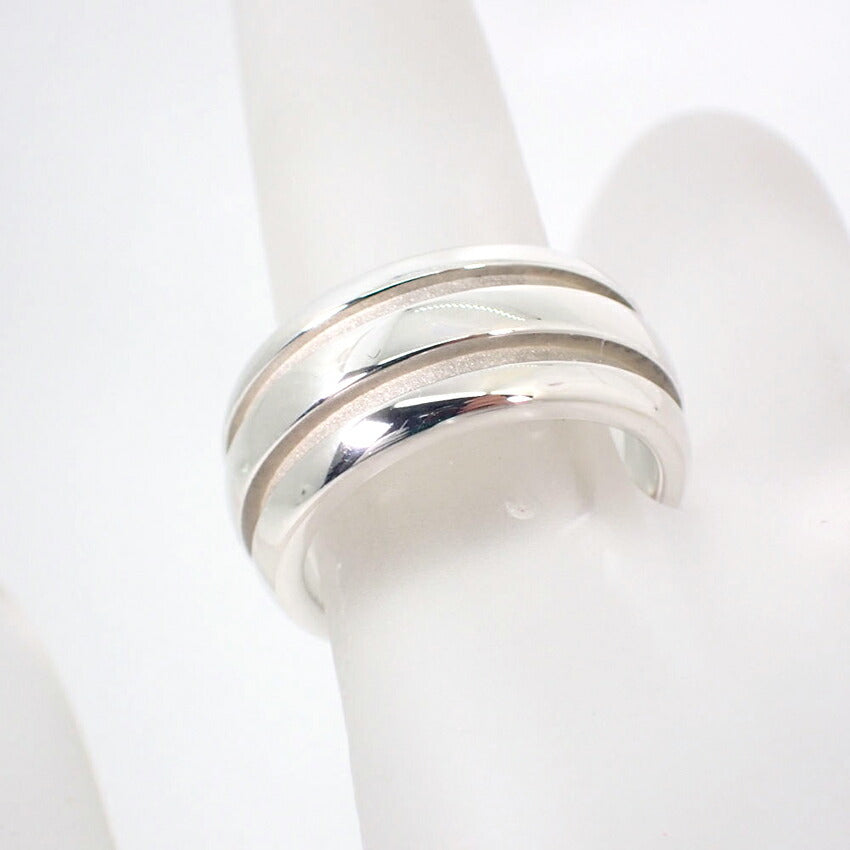 【中古】TIFFANY/ティファニー 925 ダブルライン リング /10号/j57-4