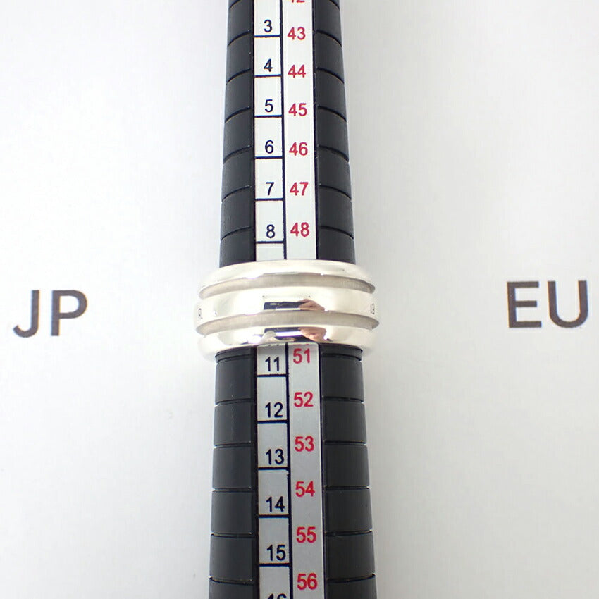【中古】TIFFANY/ティファニー 925 ダブルライン リング /10号/j57-4