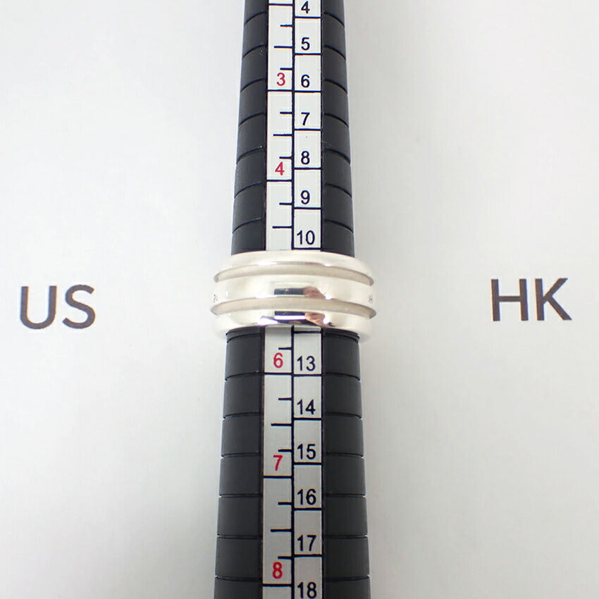【中古】TIFFANY/ティファニー 925 ダブルライン リング /10号/j57-4