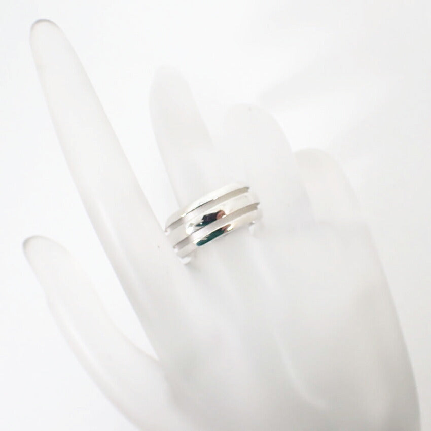 【中古】TIFFANY/ティファニー 925 ダブルライン リング /12号/j57-6