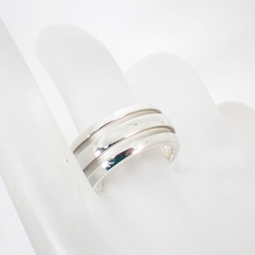 【中古】TIFFANY/ティファニー 925 ダブルライン リング /12号/j57-6