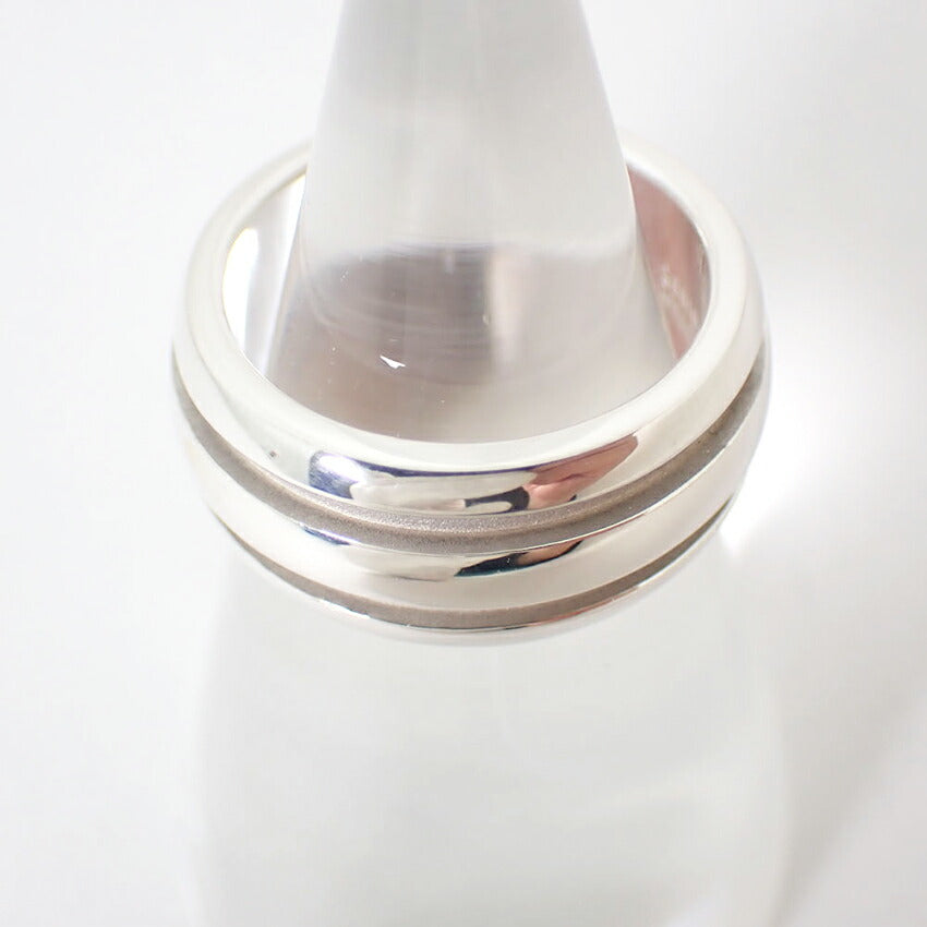 【中古】TIFFANY/ティファニー 925 ダブルライン リング /12号/j57-6