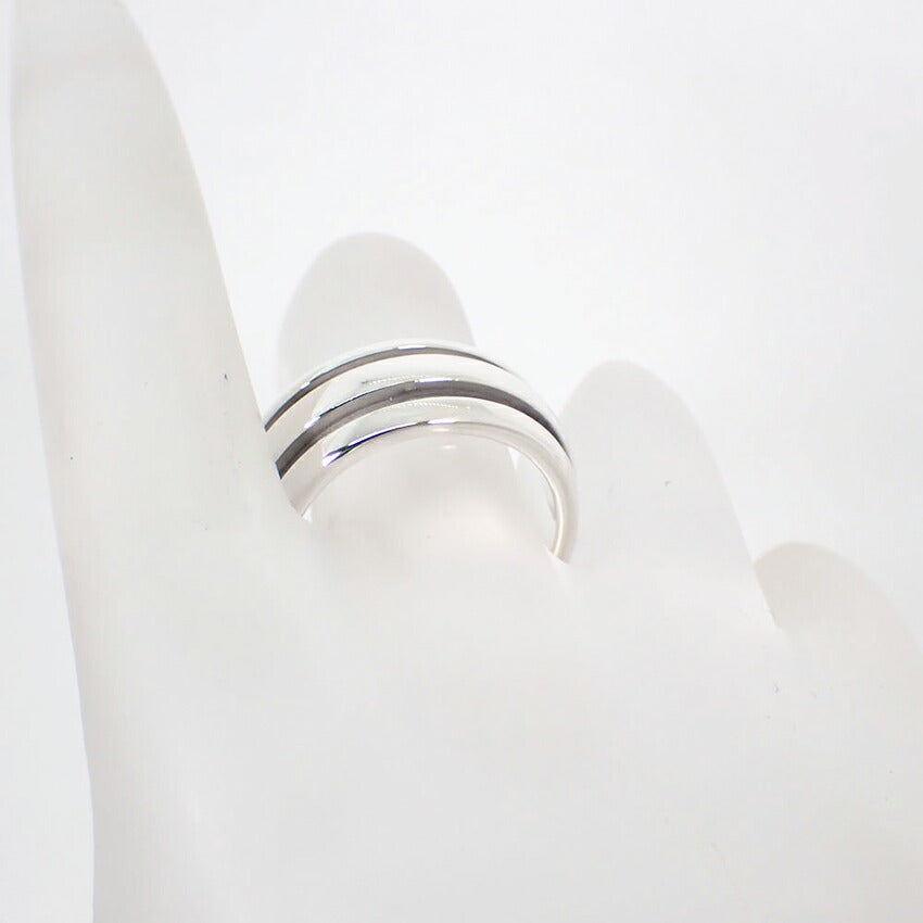 【中古】TIFFANY/ティファニー/925/ダブルライン/リング/13.5号/j58-6