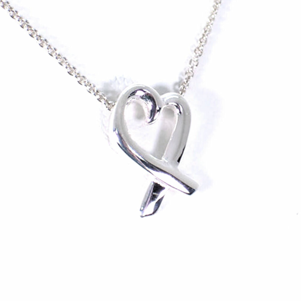 【中古】TIFFANY/ティファニー 925 ラビングハート ペンダント/ネックレス/j6-10