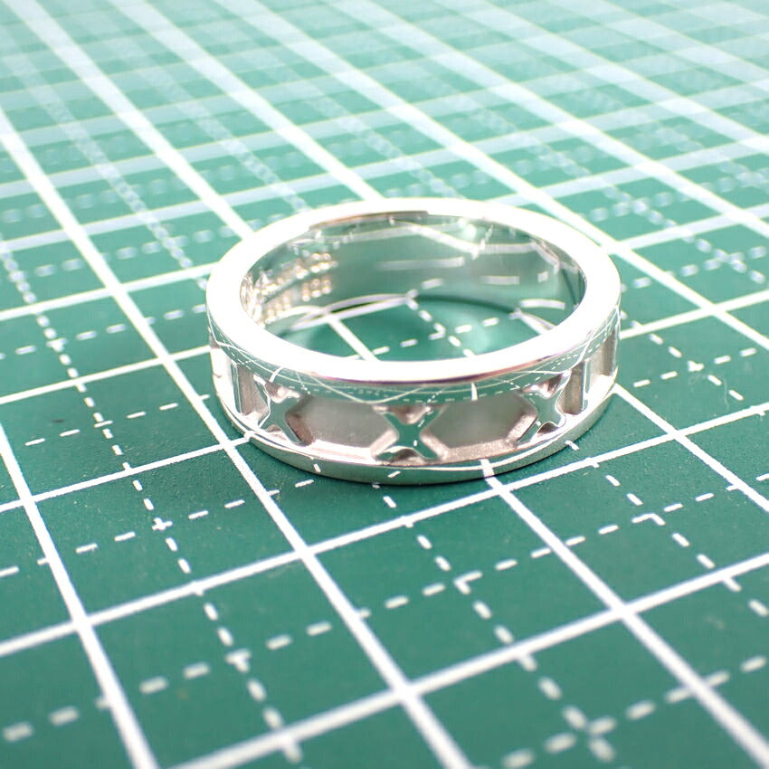【中古】TIFFANY/ティファニー 925 アトラス リング /14号/j60-10