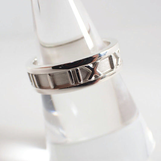 【中古】TIFFANY/ティファニー 925 アトラス リング /14号/j60-10