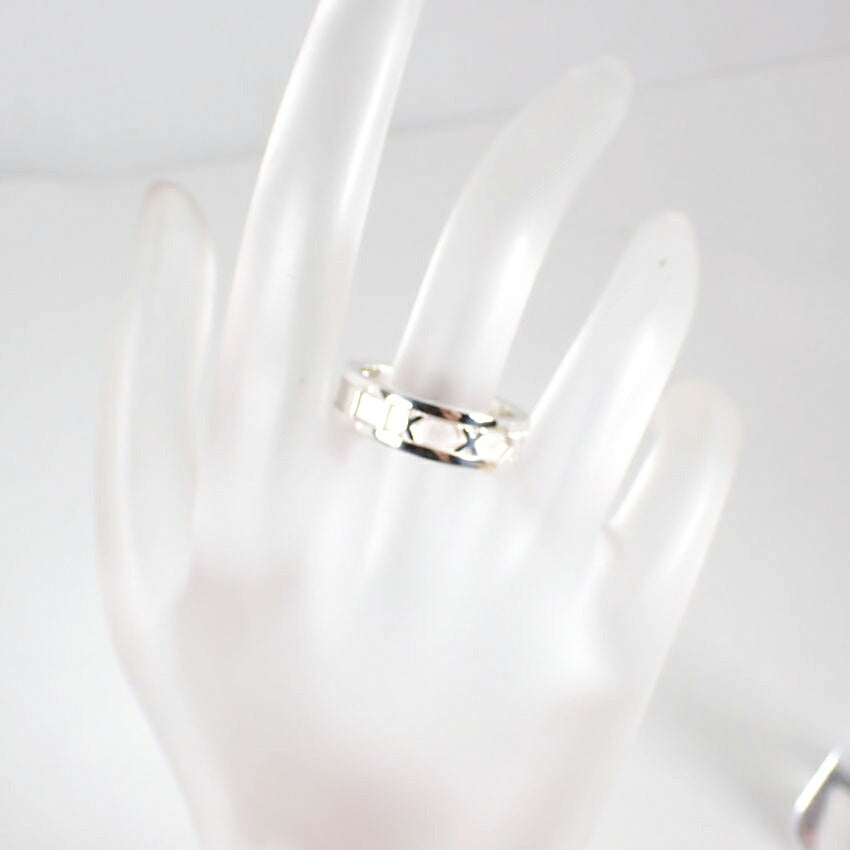 【中古】TIFFANY/ティファニー 925 アトラス リング /14号/j60-10