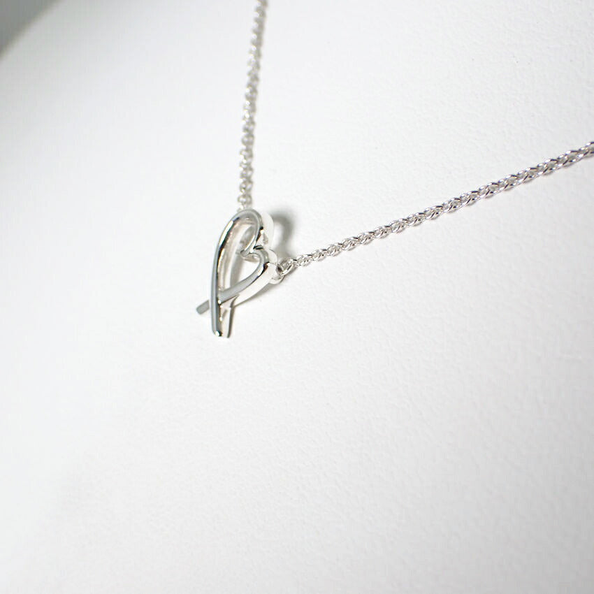 【中古】TIFFANY/ティファニー 925 ラビングハート ペンダント/ネックレス/j60-9