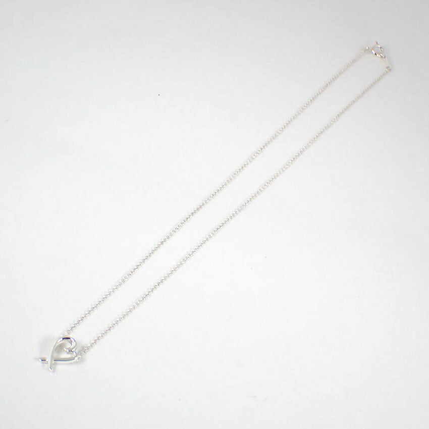 【中古】TIFFANY/ティファニー 925 ラビングハート ペンダント/ネックレス/j60-9