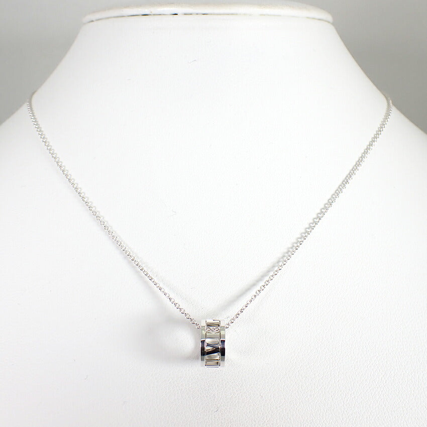 【中古】TIFFANY/ティファニー 925 オープンアトラス ペンダント/ネックレス/j61-10