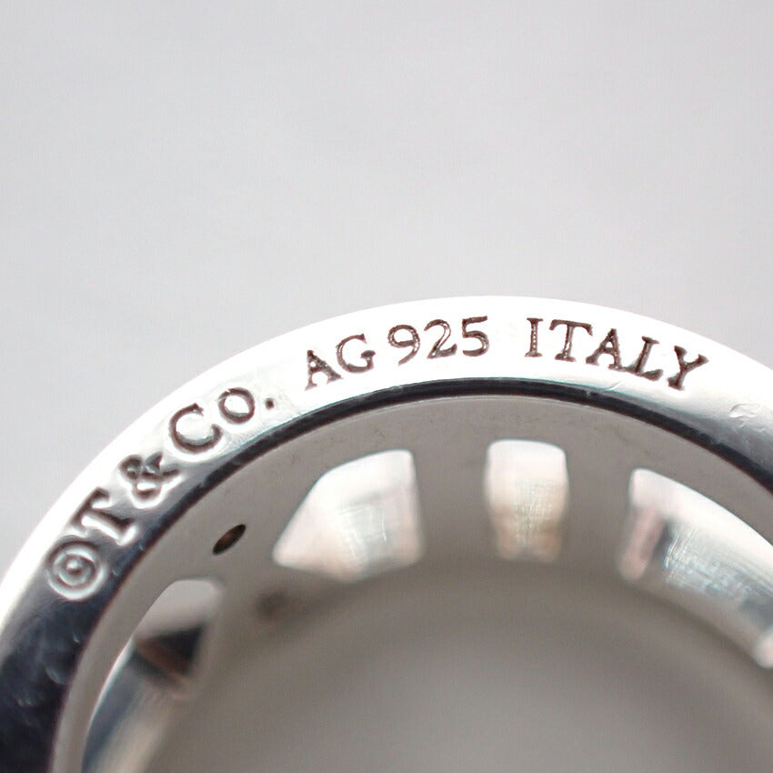 【中古】TIFFANY/ティファニー 925 オープンアトラス ペンダント/ネックレス/j61-10