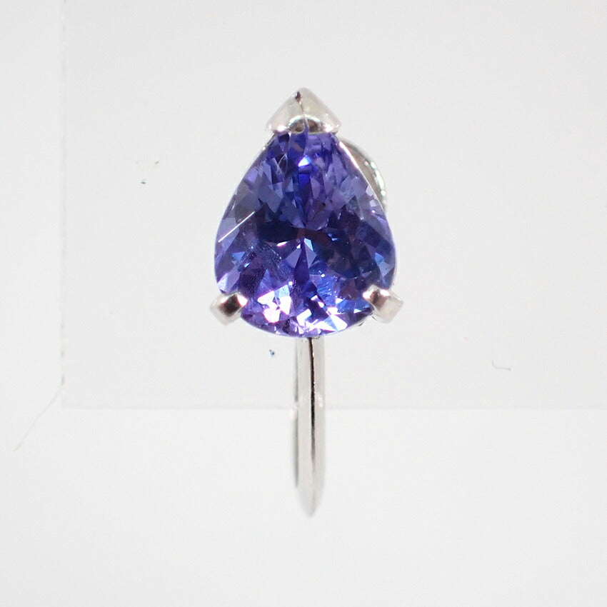 【中古】Pt900 タンザナイト イヤリング/j61-11