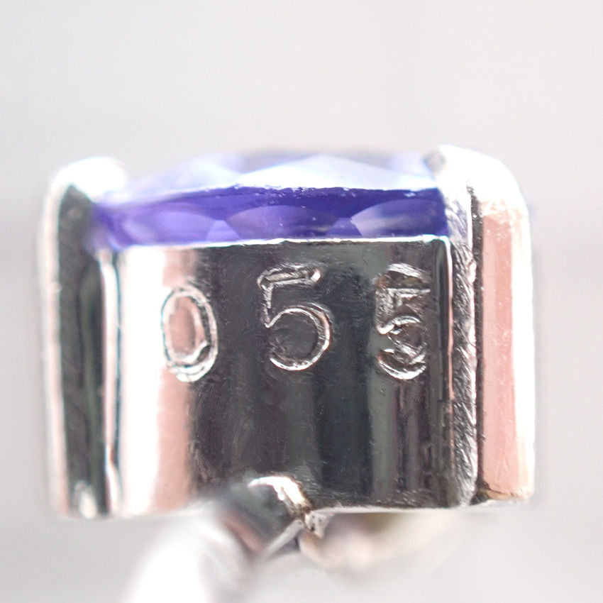 【中古】Pt900 タンザナイト イヤリング/j61-11